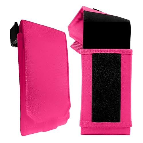 Clakit Phone Holster with Clip - Hook Loop Nylon Cellphone Holster Compact Pouch, Backpack Shoulder Strap Accessory - Multifunctional StrapPack