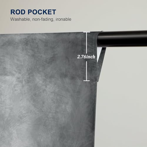 Fondo profesional gris 6x8ft para fotografía miniatura 5