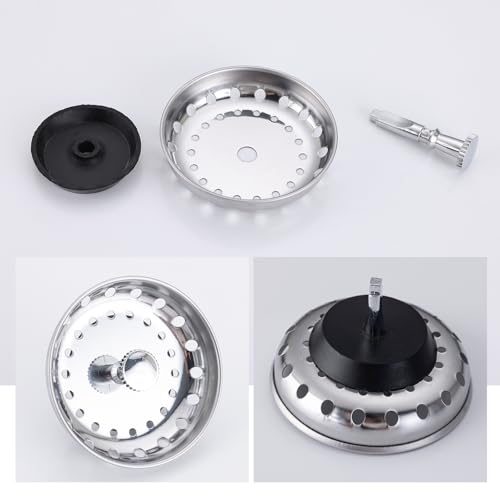 Colador para fregadero 2 unidades acero inoxidable miniatura 7
