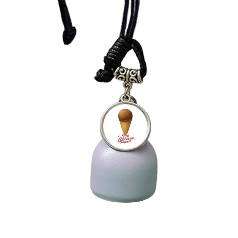 Remolque de Campana con helados de chocolate, adorno colgante Beauty Gift para candy bar de bodas
