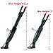 Modengzhe CNC Aluminum Motorcycle Adjustable Kickstand Scooter Foot Side Support Stand Motorcycle Wheel Lift Stand Trail Stand (Approx. 7