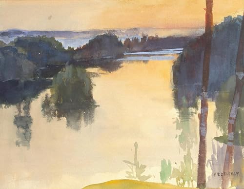 Poster Paysage Albert Gustaf Aristides Edelfelt pour la Décoration de Chambre