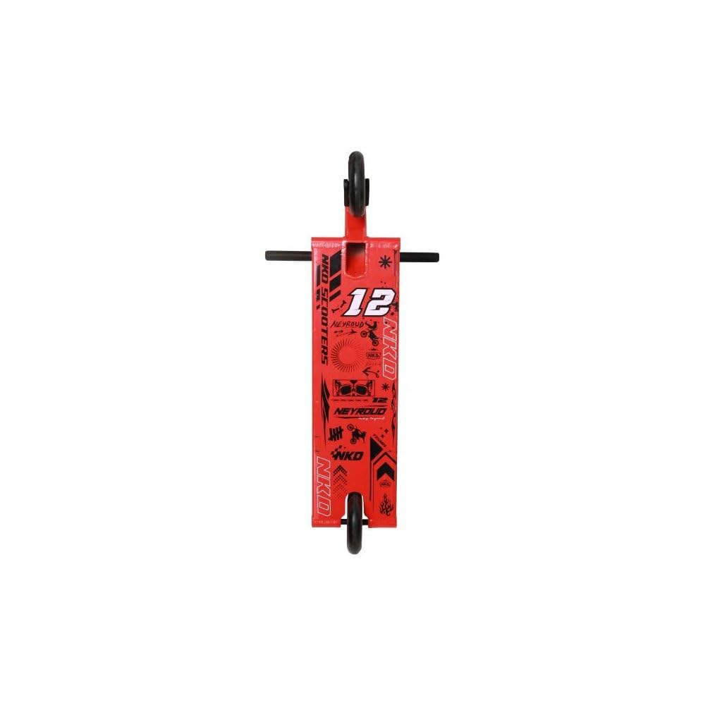 NKD Trottinette Matis Neyround | Roulements ABEC-9 haute performance | Guidon 360° pour Freestyle | Alliage d'aluminium 6061 durable