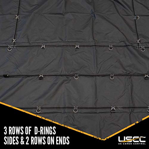 image for US Cargo Control Heavy-Duty Steel Tarp - 24 Foot x 18 Foot Truck Tarp 