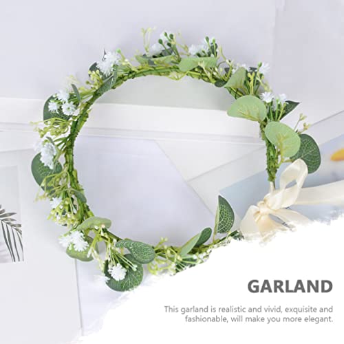 FRCOLOR-Flower-Headband-Bridal-Flower-Crown-Hair-Wreath-Adjustable-Wedding-Hair-Garland-Boho-Headpiece-Hair-Accessories-for-Women-Summer-Beach-Party