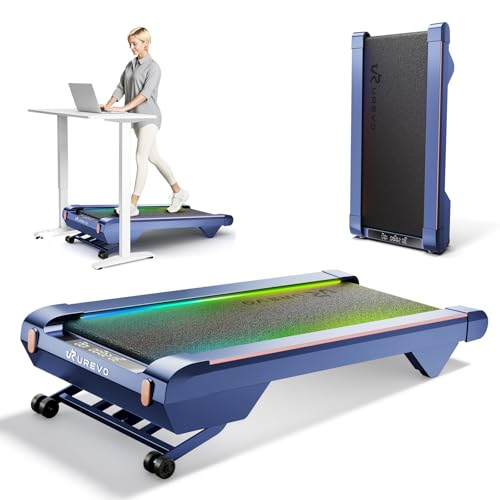 UREVO Cyberpad Smart Walking Pad, Cinta de Andar Inteligente, 14% Cinta de Correr con Inclinación, para Casa y Oficina, Motor Silencioso Sin Escobillas, Superficie Espaciosa, UREVO App con IA