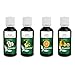 Produktbild Biopretta Luftwäscher Duftkompositionen 4 Flaschen a 50ml(Gesamt 200ml) Grüner Apfel,Blumenwiese,Zitronenschale,Orange