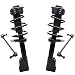 Detroit Axle - 4pc Front Strut & Coil Spring Pair w/Sway Bar Link Kit for 2009 2010 2011 2012 2013 2014 2015 2016 Dodge Journey V6 Only
