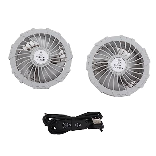 Qcwwy Giacca di Raffreddamento USB con Ventole