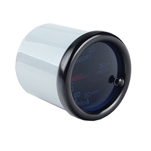 Dewhel Turbo Boost Vacuum Meter 30Psi Pressure Smoke 7 Color Led 52Mm 12V Universal Auto Car Gauge Kit Interior Accessory For Honda Acura Mitsubishi Nissan Infiniti Lexus Toyota Scion Brz Etc #TOP5