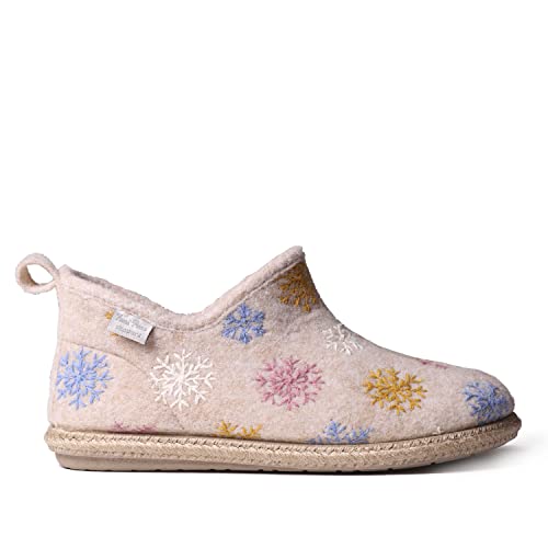 Chaussons femme en feutre - DUNA-CP - Ecru, 35 EU Cover