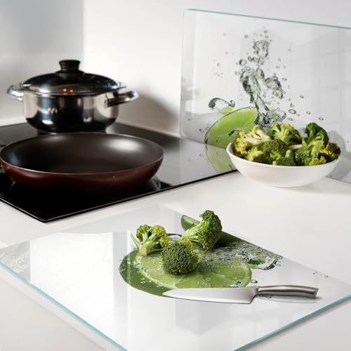 Protection plaque induction en verre Tulup 2x40x52cm anti-rayures durable - 4