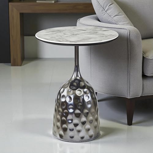 Image of The Attic Celeste Round End Table Minimal Modern Look,Black