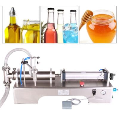 Pneumatische AbfüLlmaschine FüLlmaschine FlüSsige Kosmetische FlüSsigkeitsfüLlmaschine Edelstahl AbfüLlgeräT Automatisch FüR FlüSsigkeiten Pneumatisch FlüSsigkeitsabfüLlmaschine Cosmetic 100-1000Ml