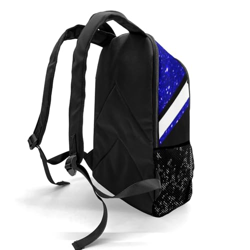 Personalized Dark Blue Cheer Backpack Lightweight Cheerleading Backpack for Girls Customized Name Cheerleader Bag for Women.4