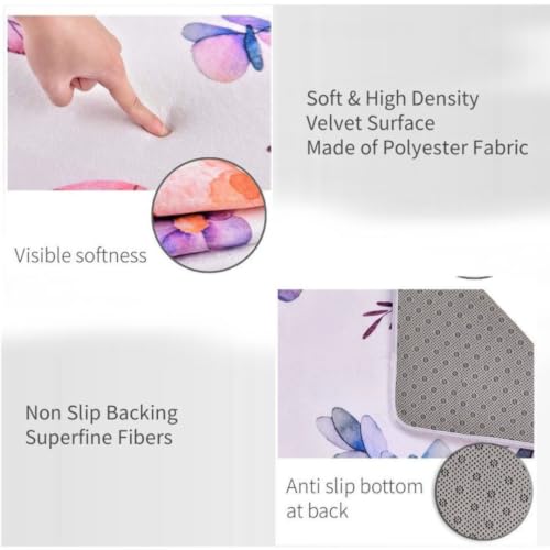Tapis moderne minimaliste irrégulier lavable pour solutionner l'entretien des grands salons - 7
