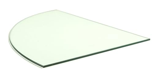 Econoco CBTR14 Tempered Quarter Round Glass for Cubbies (Pack of 10)
