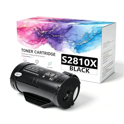 Toner S2810X noir haute capacité pour remplacer la cartouche Dell S2815dn