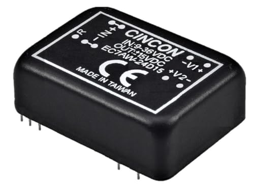 EC7AW-48S12,Isolated DC/DC Converters - Through Hole 10W 18-74Vin 12Vout 833mA