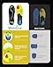 Welnove Running Insoles - Performance Arch Support Inserts for Men & Women, Help Reduce Fatigue, Prevent Injuries & Relieve Heel Pain. Extra Shock Absorption (7-8 Men / 9-10 Women)