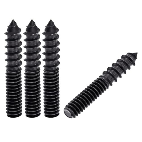 Kozelo Boulons à œillet 1/4"-20x1-1/2 zinc noir, 12 pcs