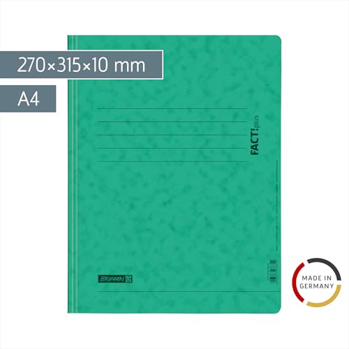 Brunnen 102010650 Schnellhefter FACT!plus A4 aus dickem Pressspankarton, grün
