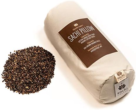 Sachi Organics Buckwheat Cylinder Neck Pillow