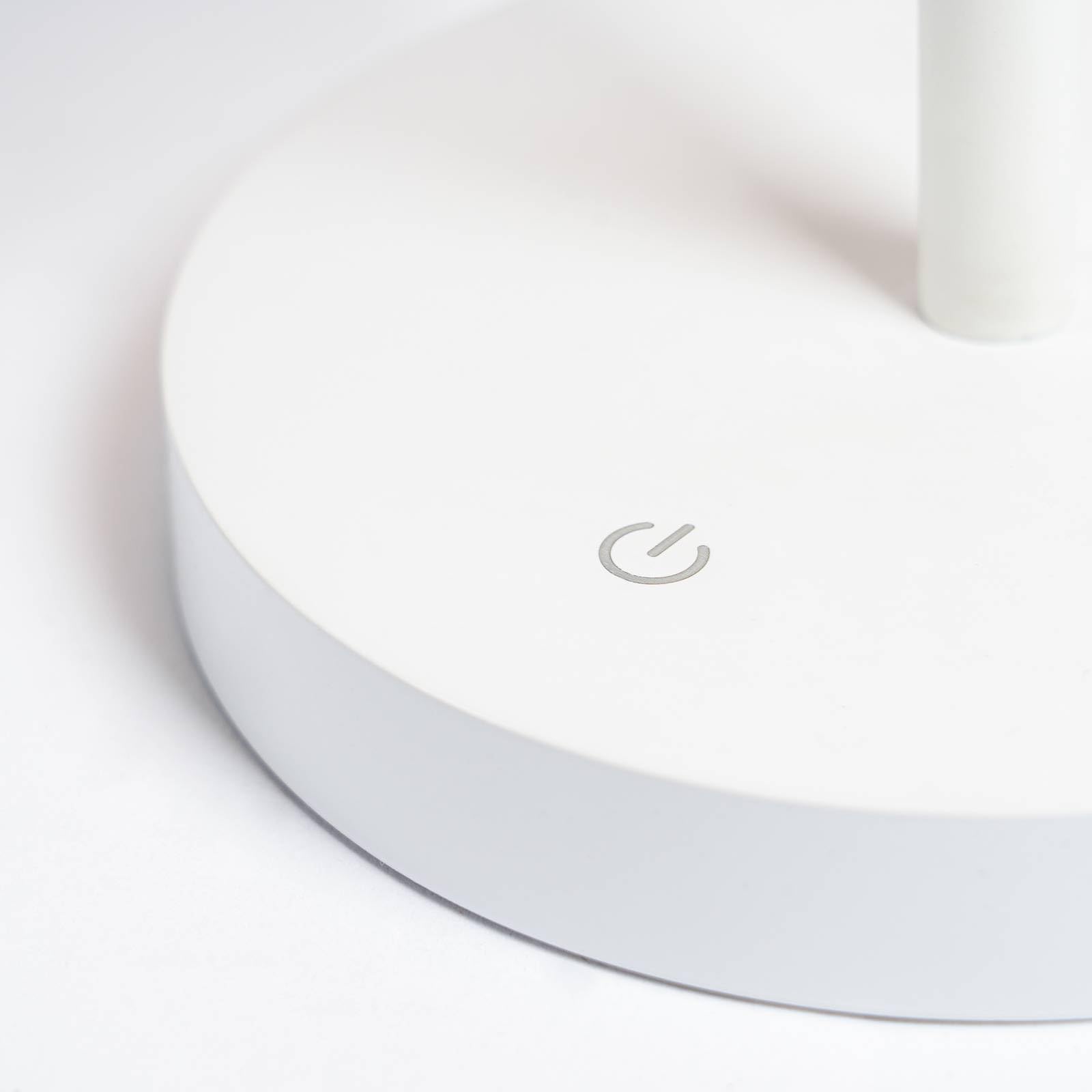 Lindby Lampada da tavolo LED dimmerabile (Scandinavo) colore Bianco, in Metallo ad es. Soggiorno & Sala pranzo lampadina inclusa lampada