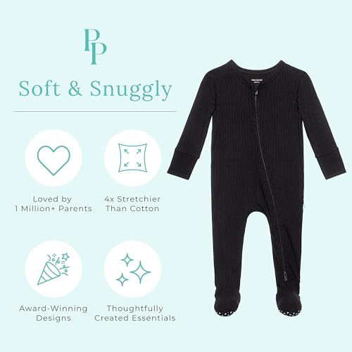 Image of Posh Peanut Baby Rompers Pajamas - Newborn Sleepers Boy Clothes - Kids One Piece PJ - Soft Viscose from Bamboo
