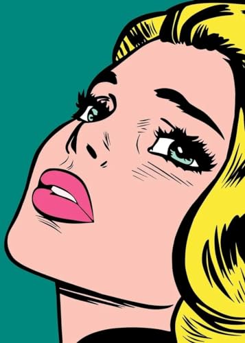 Pintura de lienzo Blonde Girl de Roy Lichtenstein cartel de 30x40cm sin enmarcar
