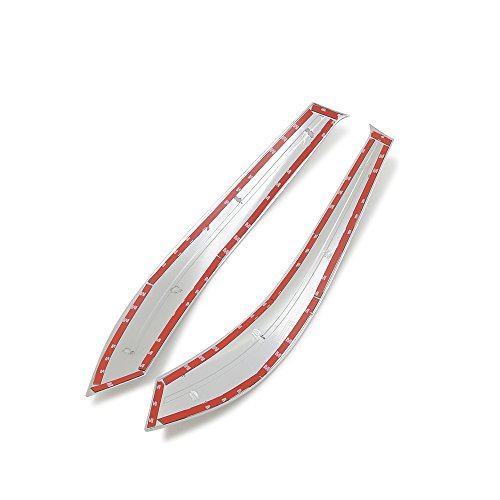 Kadore Rear Fog Light Lamp Eyelid Corner Cover Trims For Toyota Rav4 Rav-4 Xle Le 2016 2017 2018 Abs Chrome Accessories 2Pcs/Set #TOP2