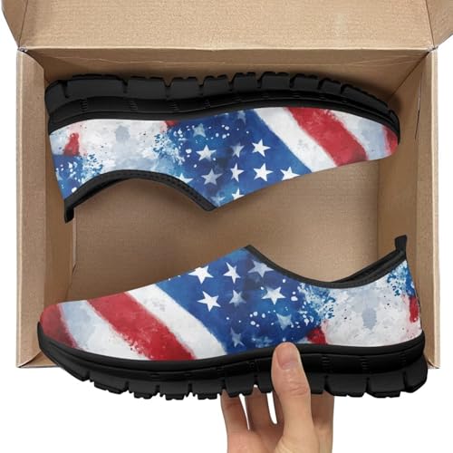 Image of Women's Loafers Slip On Slip Shoe Casual Walking Shoes Non Slip Work Shoes Mesh Athletic Sneakers