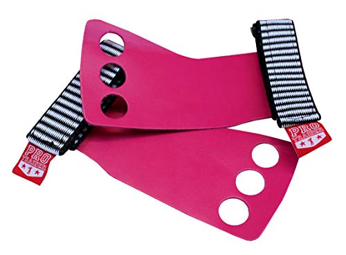 Luvas Crossfit Grip Pull Up Couro 3 Furos (PRETO, M)