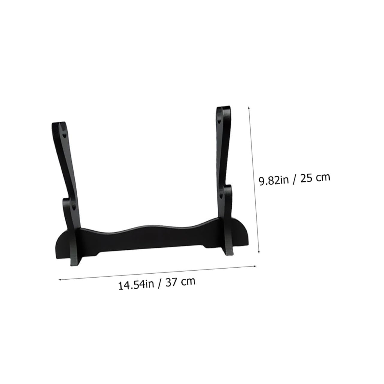 Toddmomy Flute Holder for Stand Desk Flute Stand Music Rack Storage Holder Wooden Display