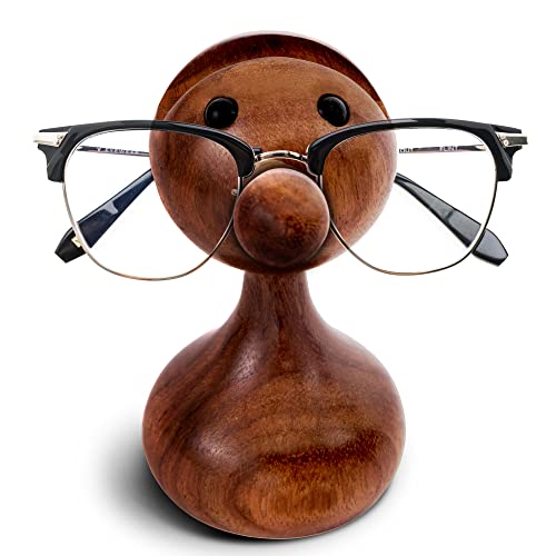 Spectacle Holder-Handmade Wooden Carved Bird -Shaped Eyeglass Spectacle Holder，Display Stand for Glasses - Decorative Desktop/Office/Home Accessories by Atlantic Traders