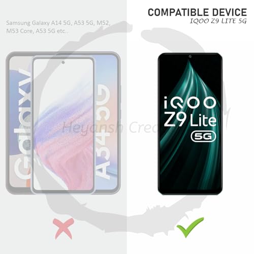 Image of Tempered Glass Screen Protector Compatible For Iqoo Z9 Lite 5G Cellphone With Edge-To-Edge Protector Coverage And Easy Installation Kit,Pack Of 1,Black (Iqoo Z9 Lite 5G)
