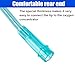 Luisddi 10 Pack High-Flow Soft Nasal Oxygen Cannula, Standard Connector 7 Ft, Green Tubing and Each Individual Packing