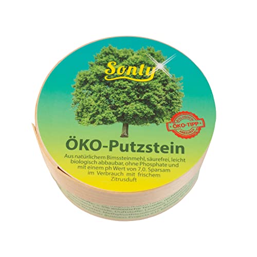 Sonty 3 piedras de limpieza ecológicas, 280 g, en caja de madera, pasta de limpieza, limpiador universal, piedra de limpieza (3)
