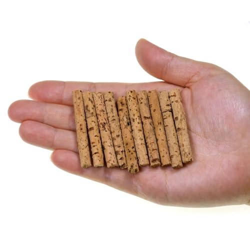 Set de 10 piezas de cañas de corcho para pesca de carpa miniatura 6