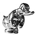 ZORAXO 3D Angry Duck Car Hood Ornament, Car Dashboard Alloy Strong Duck Decor for Car Decoration Accessories Trucks Decors, Bar Pub Club Wall Decor-Silver