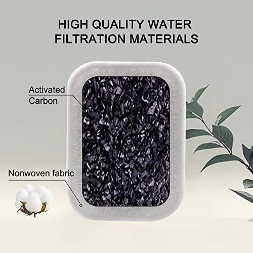 Filtros para Fuente de Agua para Gatos, Petilog 8 Carbón y 2 Esponjas miniatura 3