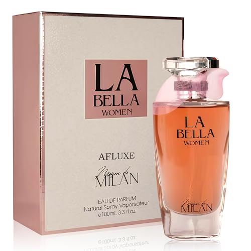 Image of AFLUXE LA BELLA, Perfume for Women, Long Lasting EDP, Feminine Scent, Delicate Fragrances for Women, Day to Night Wear, 3.4 Fl Oz (LA BELLA)