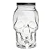 Tarro con Grifo calavera,Bote dispensador, Dispensador de bebida, Botella con grifo, Garrafa vidrio, Jarra cristal 4Litro 27 c 20 cm