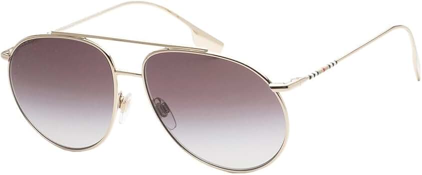 S コスメ×8 BURBERRY Sunglasses BE 3138 11098G Alice Light Gold Grey