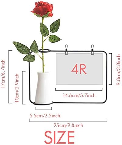 Miniatura 2 de OFFbb-USA Let Me Go Home Art Deco Gift Fashion Artificial Rose Flower Hanging Vases Decoration Bottle