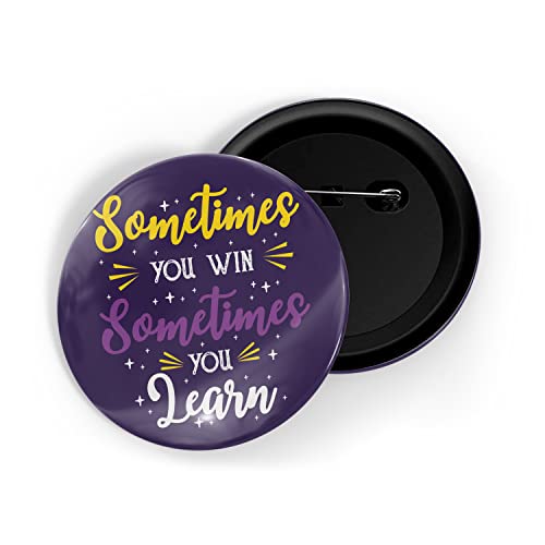Image of dhcrafts Pin Badges Multicolor Positive Glossy Finish Design Pack of 1 (58mm)