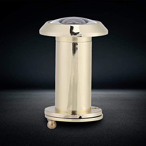 Mirilla para puerta, visor de ojo de puerta con ángulo amplio sólido para puerta de apartamento con cubierta (Dorado) miniatura 2
