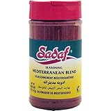 Sadaf Mediterranean Seasoning - Mediterranean Blend Seasoning for Vegetables, Meat Or Marinades - Mediterranean Spices for Cooking - Kosher - Vegetarian - 5 oz Bottle With Shaker Top