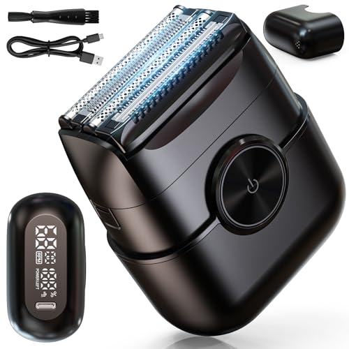 TLMUSE Foil Shaver 2026 Upgraded 4 in 1 Electric Razor for Men 2-Speed Electric Shavers for Men Compact Portable Travel Shaver Washable Wet/Dry Mens Shaver Smart LED Display