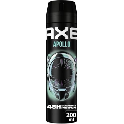 AXE Apollo Herren-Deodorant Spray – 48 Stunden Non-Stop frisch – Duft Salbei und Zedernholz – 200 ml